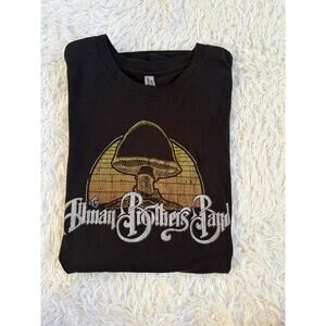 Next Level Apparel XL Black “Allman Bros Band” Black Mushroom Tee. Exc. Cond